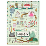 The Wizard of oz Map - 500 Piece Jigsaw Puzzle