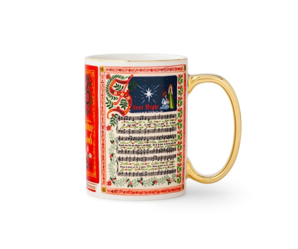 Christmas Carols Porcelain Mug
