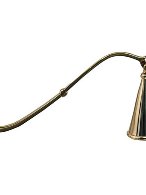 Hinged Brass Candle Snuffer - Vintage Style