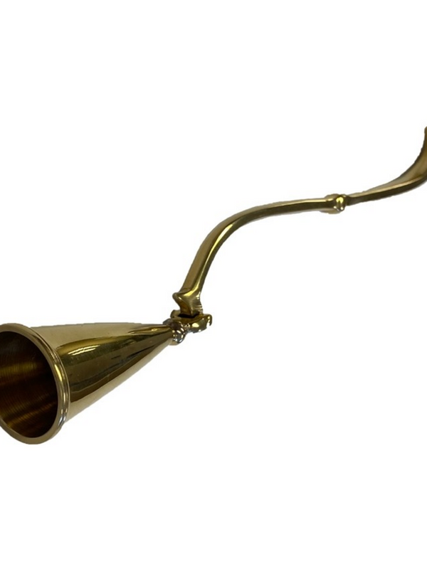 Hinged Brass Candle Snuffer - Vintage Style