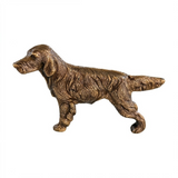 Antiqued Brass English Springer Spaniel Home Accent