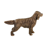 Antiqued Brass English Springer Spaniel Home Accent