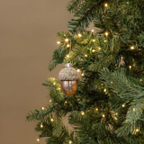 Acorn Ornament w/ Glittered Top