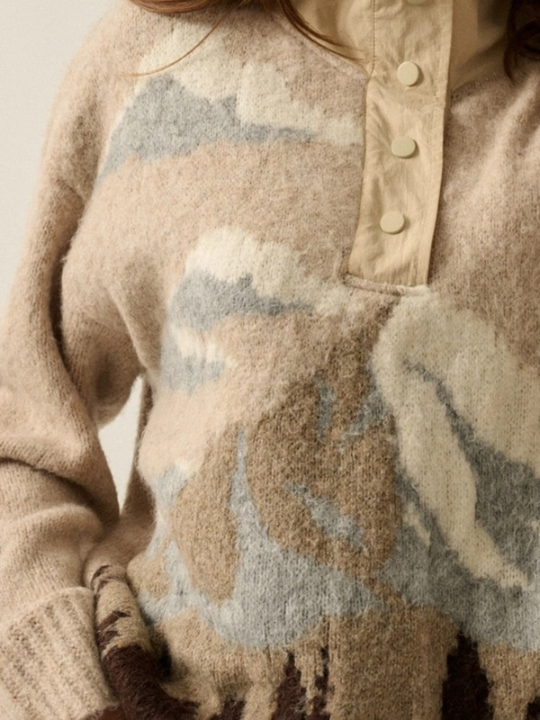 oatmeal landscape sweater