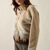 oatmeal landscape sweater