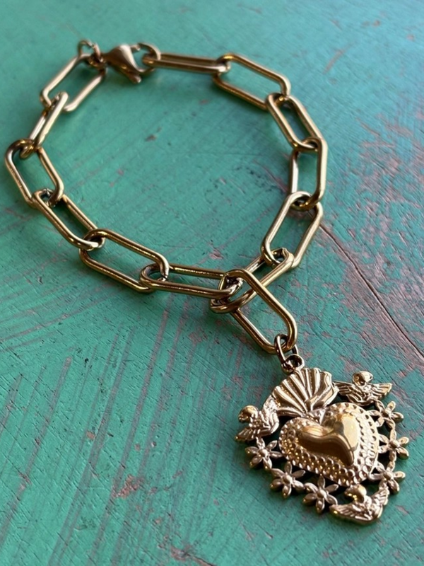 Angels Sacred Heart Bracelet
