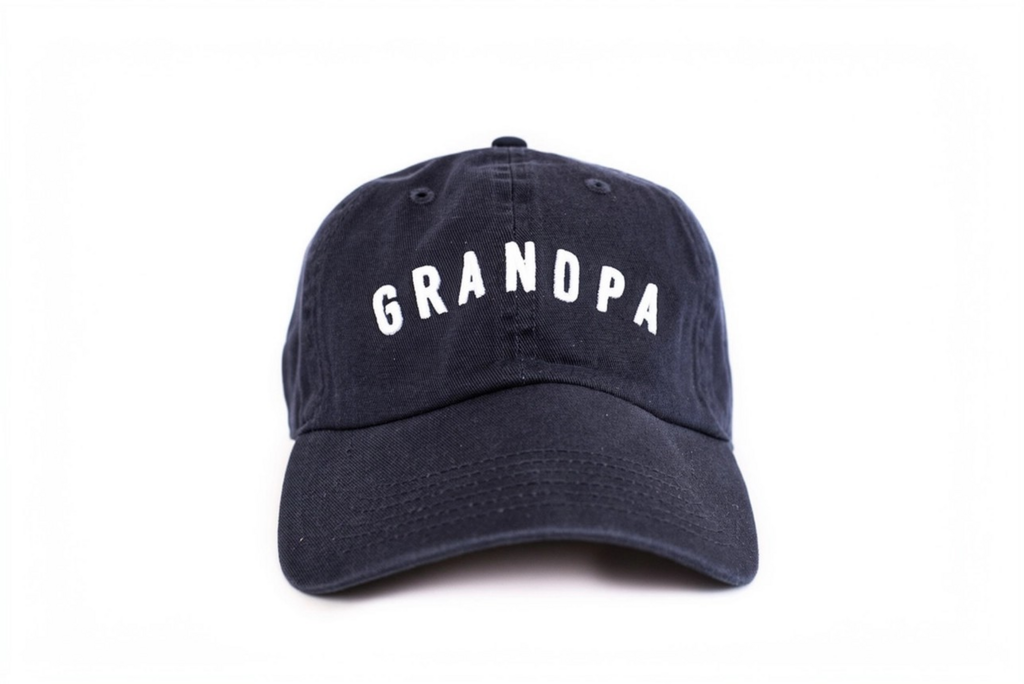 navy grandpa baseball hat