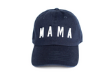 navy mama baseball hat