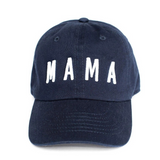 navy mama baseball hat