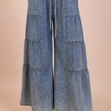 tiered layered pants