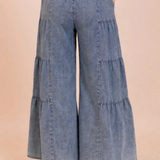 tiered layered pants