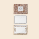 floral recipe cards