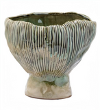glazed mushroom planter