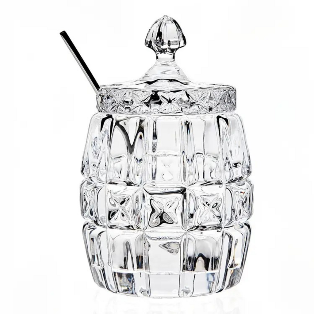 Jam / Honey Jar with Serving Spoon
