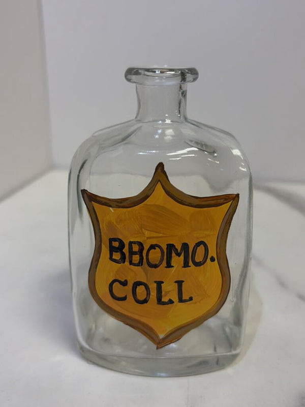 painted apothecary bottle (BBOMO)