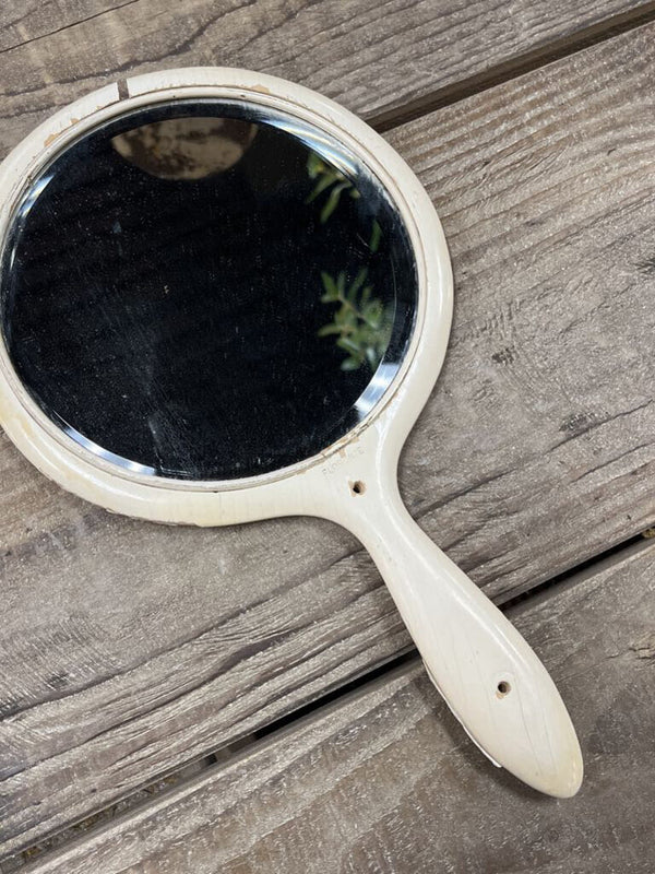 White Hand Mirror