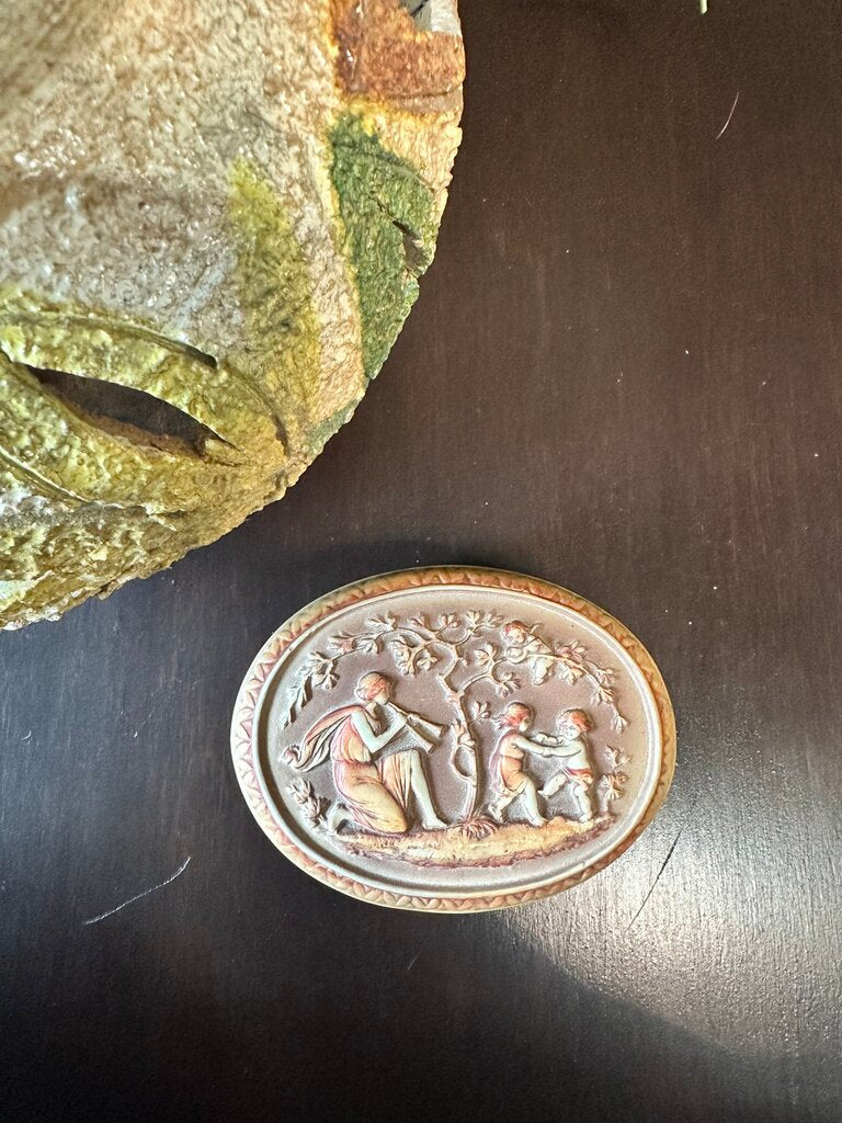 Carved Porcelain Trinket Dish