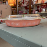 Pink Daisy Pyrex Dish
