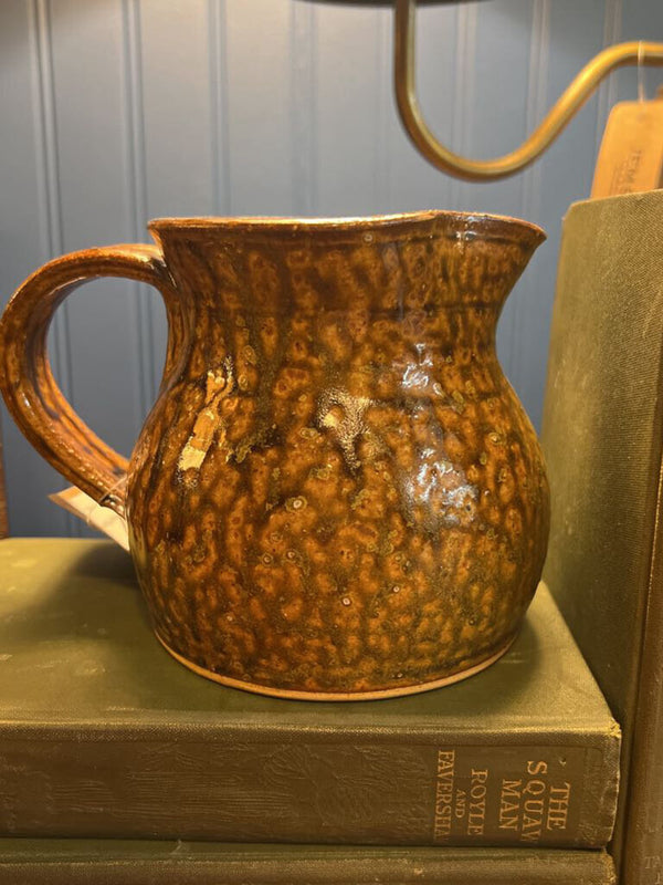 Neutral pottery pitcher