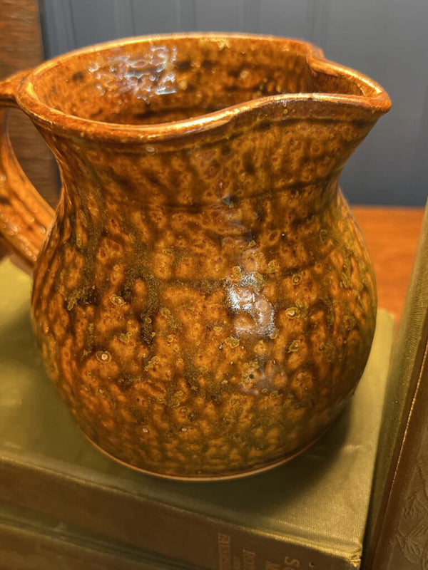 Neutral pottery pitcher