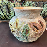 Vintage Cutout Planter Pot