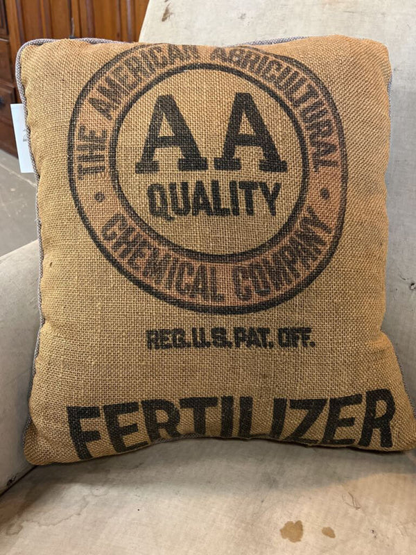 Vintage Fertilizer Pillow
