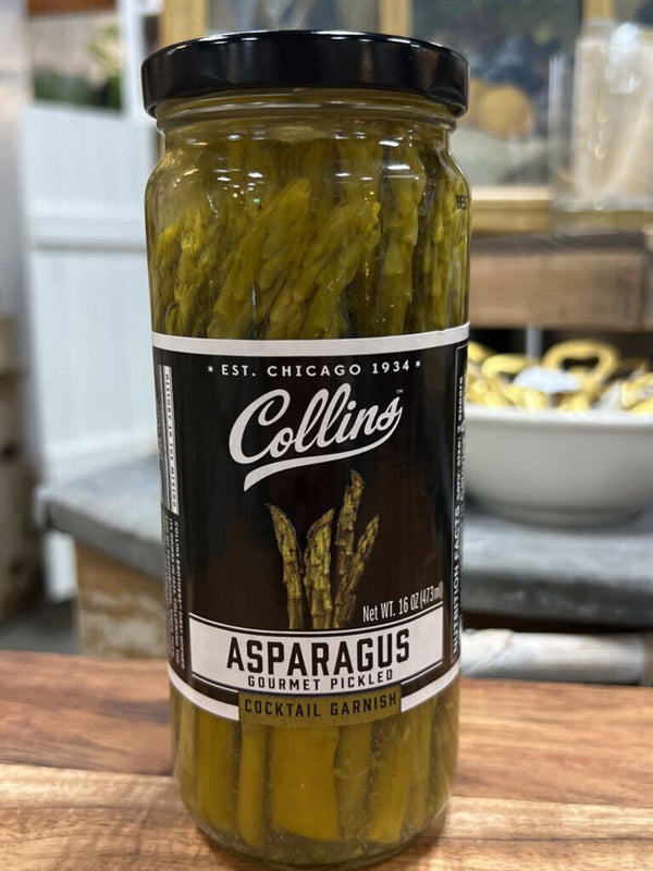 Gourmet Pickled Asparagus Cocktail Garnish - 16 oz