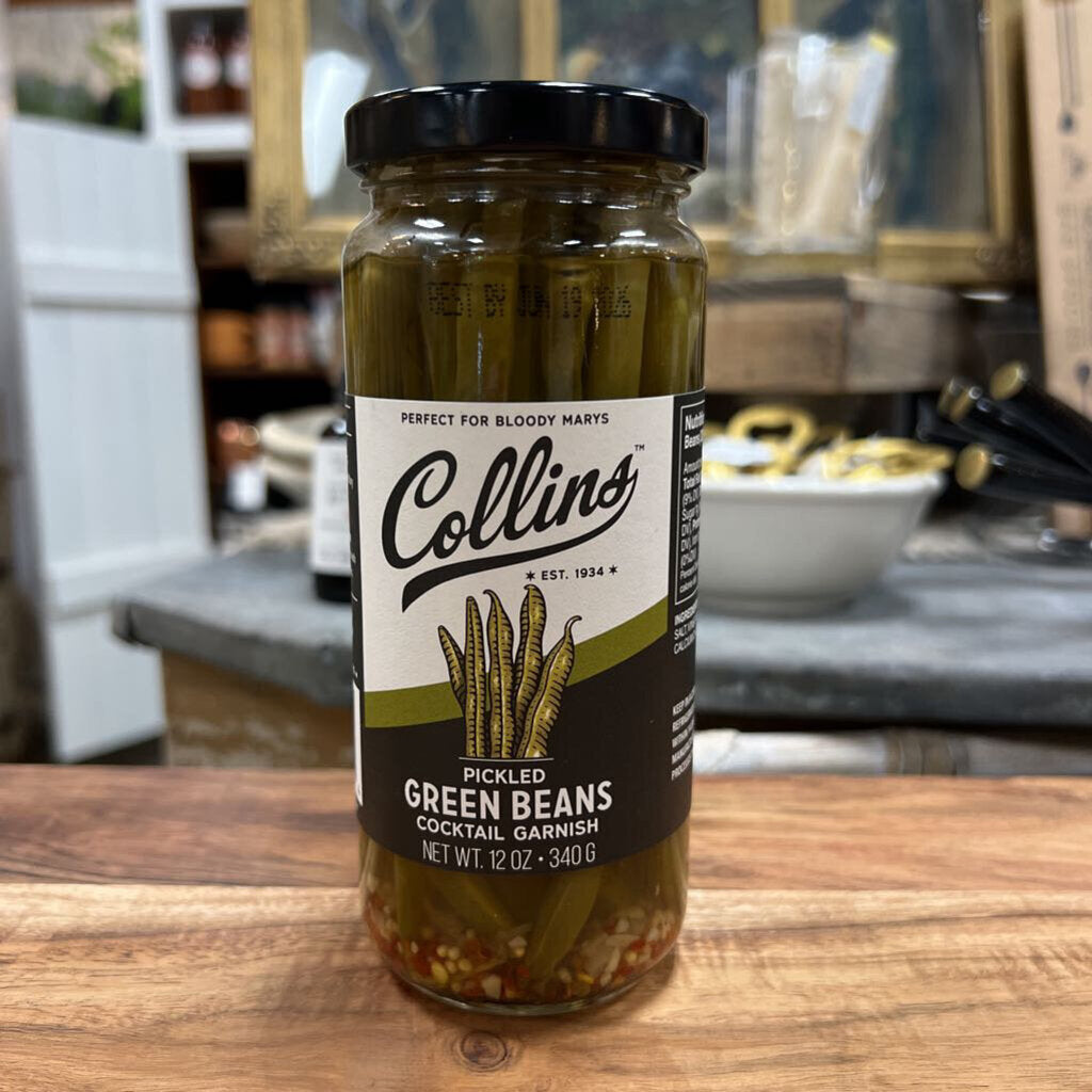 Gourmet Pickled Green Beans Cocktail Garnish - 12 oz