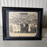 black and white school picture