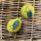 Hand-Painted Salt & Pepper Shakers, Set of 2