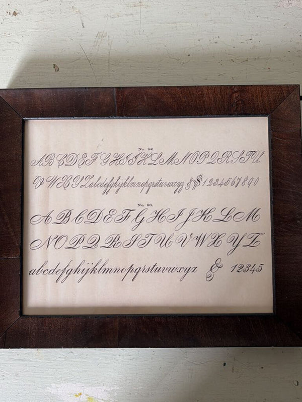 antique alphabet