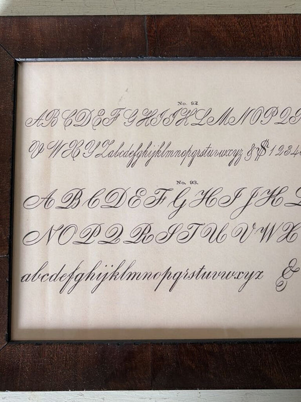 antique alphabet