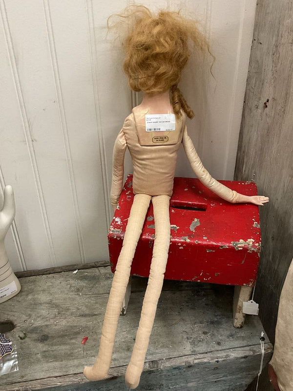 French boudoir bed doll #E445