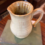Handmade Pottery Pitcher (medium size neutral tone)
