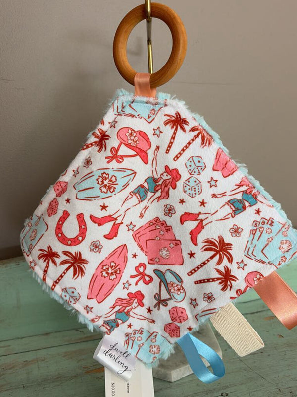 Cali cowgirl crinkle paper teether