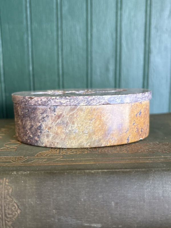 Carved Lizard Stone Trinket Dish