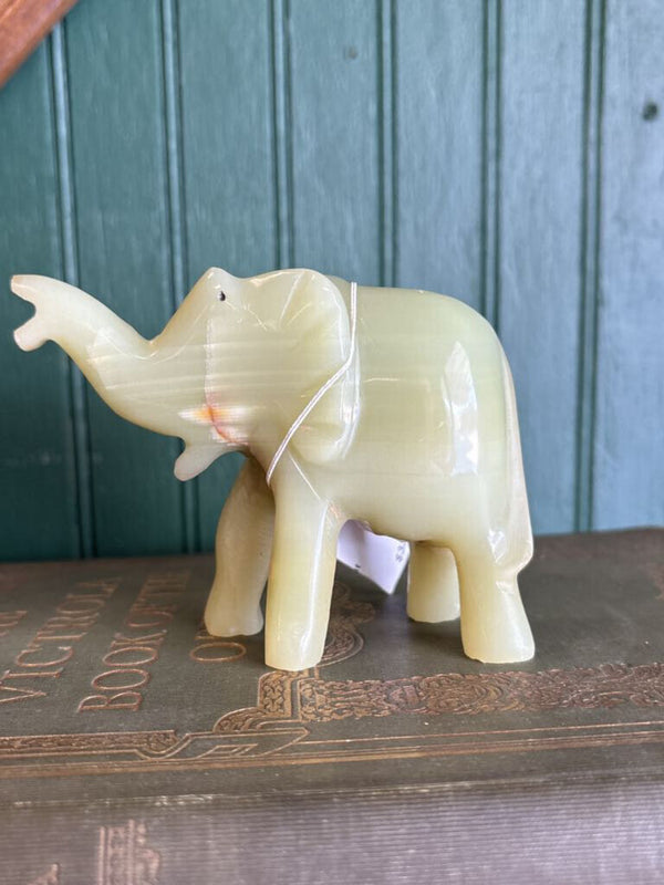 Green Onyx Elephant