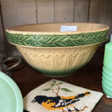 Gothic/vine stoneware bowl