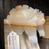 Pair of Onyx Horse-Head Bookends