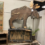 Moose sign #E587