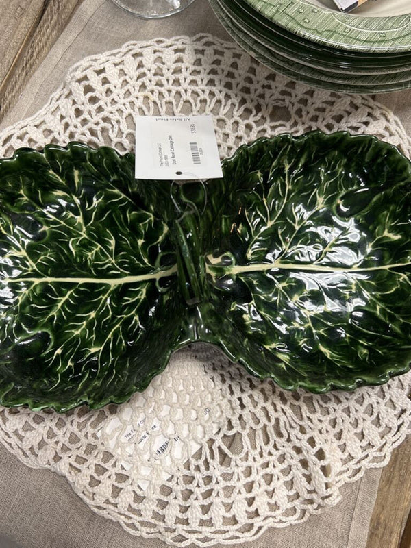 Dual Bowl Cabbage Dish