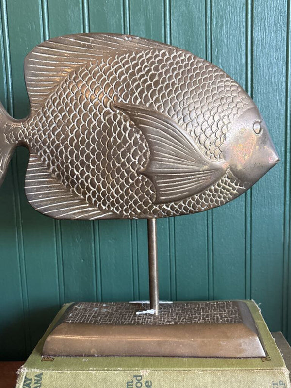 Brass Fish on Stand