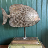 Brass Fish on Stand