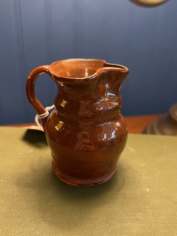 Petite stoneware pitcher