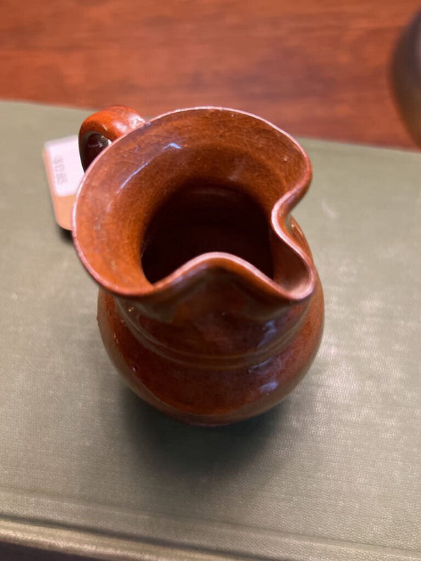 Petite stoneware pitcher