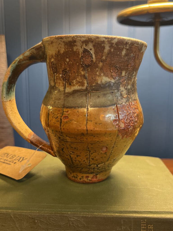 Handmade pottery mug