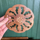 Wood Carved Trivet