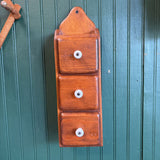 Wooden Three Drawer Organizer