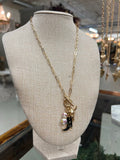 Ceramic Porcelain Western Charm Toggle Necklace