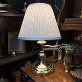Brass Swing Arm Table Lamp